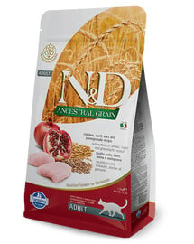 FARMINA N&D Low Ancestral Grain Chicken & Pomegranate Adult Cat 300 g